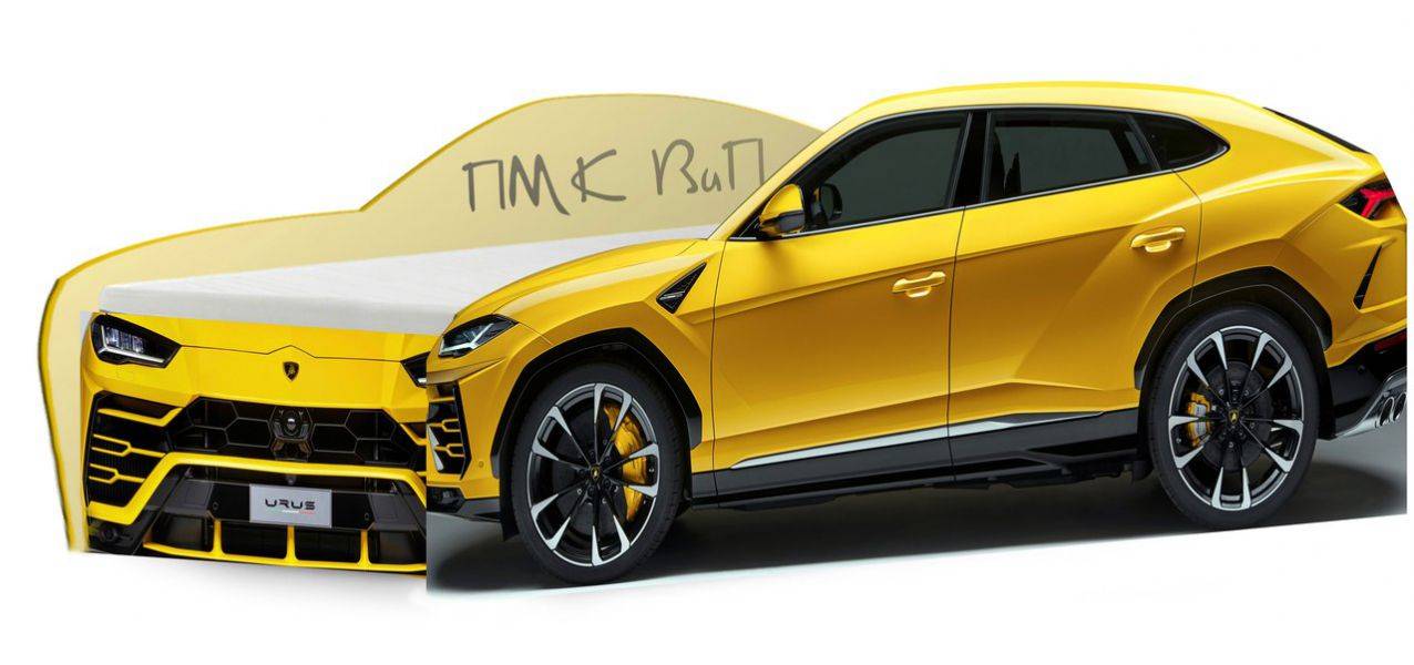 кровать-машинка lamborghini urus в Кургане