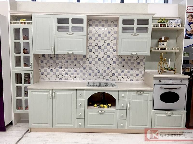 кухня прованс зеленая в Кургане
