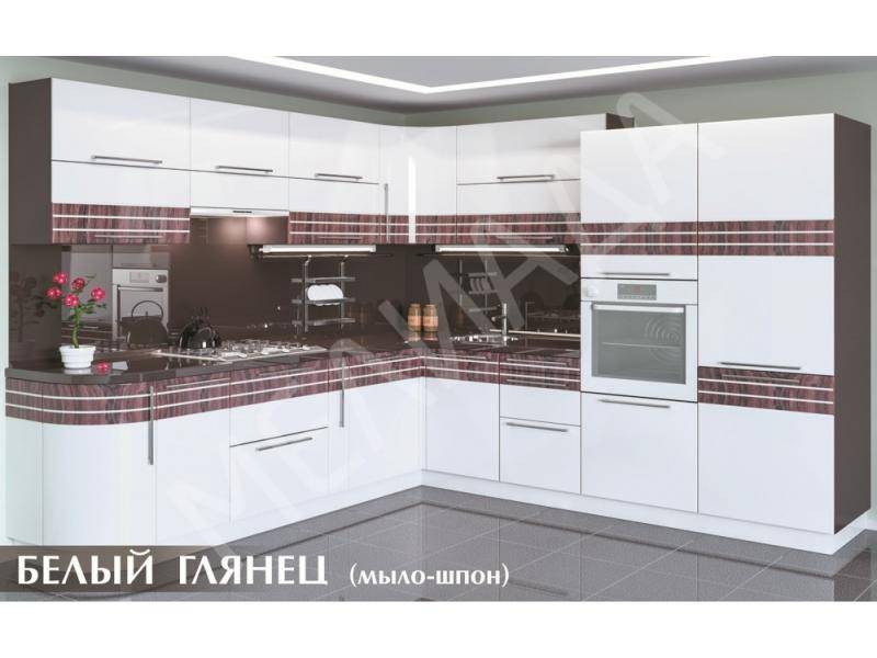кухня белый глянец в Кургане