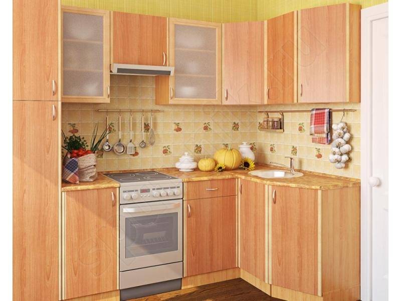 кухонный гарнитур угловой вишня в Кургане