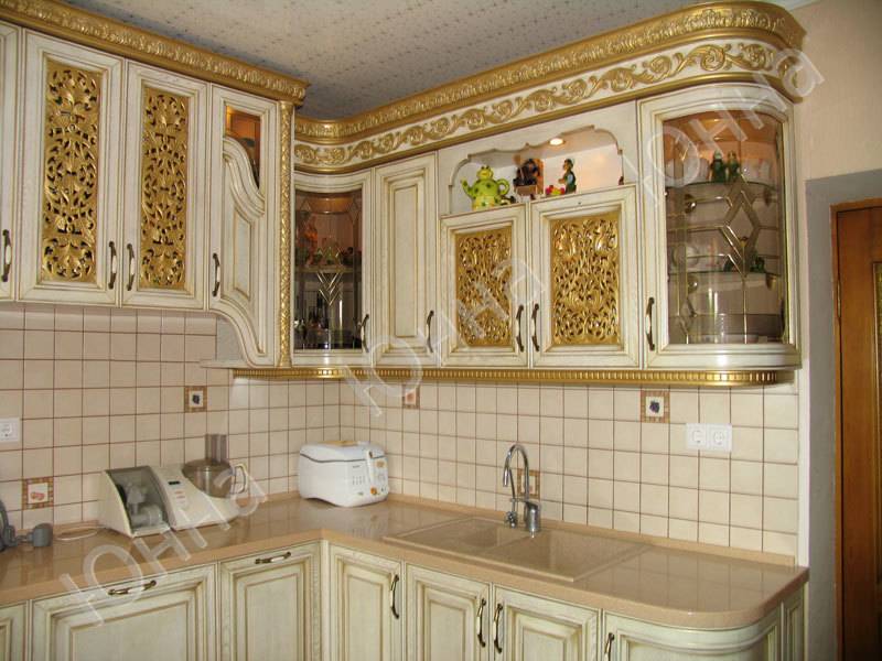 кухонный светлый гарнитур юнна в Кургане