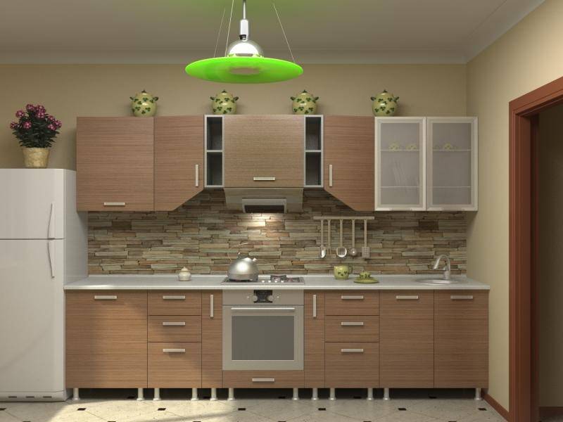 кухня прямая азалия комплектация 9 в Кургане