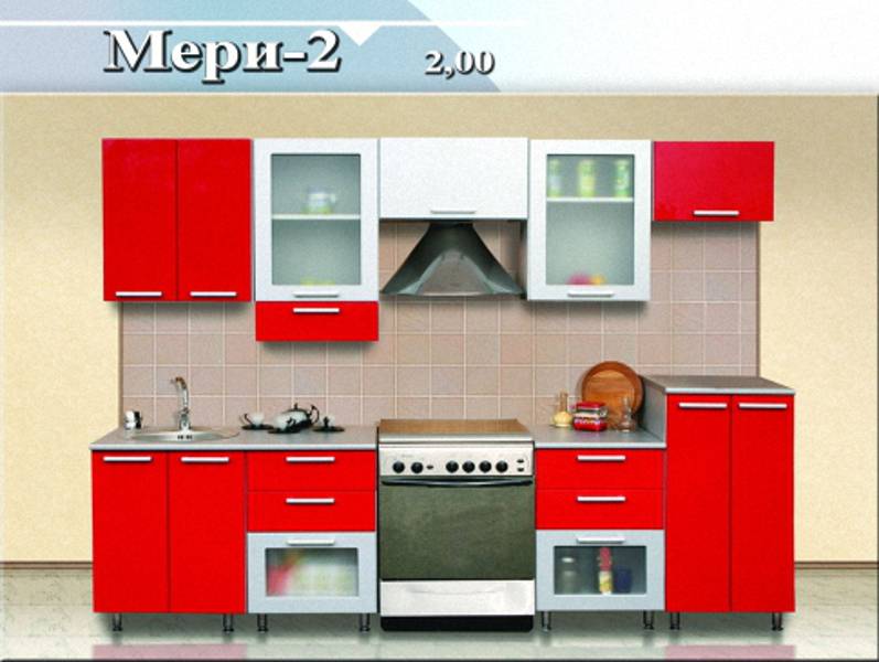 кухня прямая «мери - 2» в Кургане