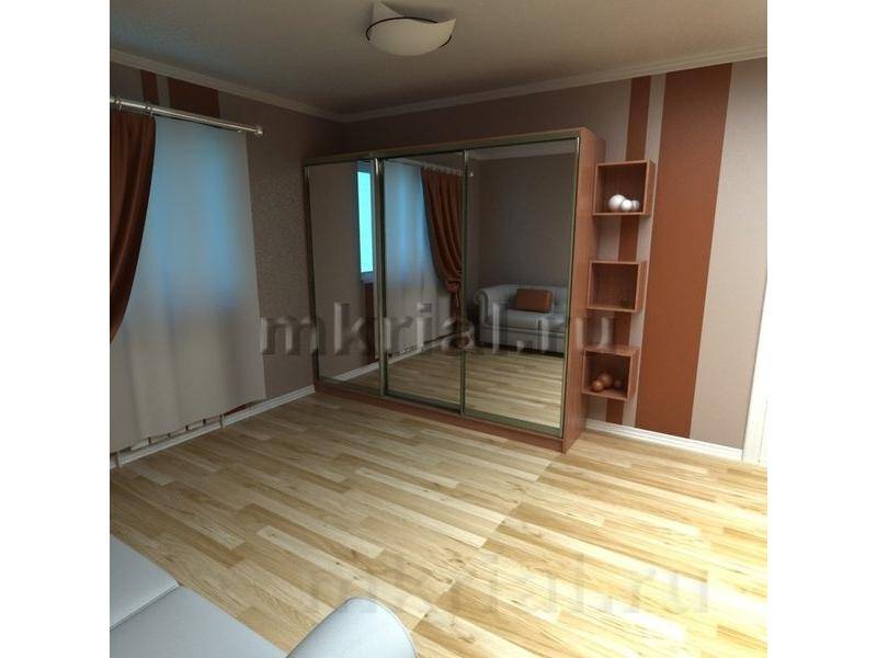 шкаф-купе 3 створки вариант 9 в Кургане