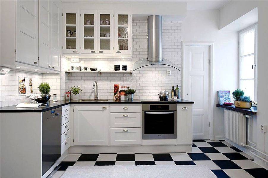 угловая белая кухня 008 в Кургане