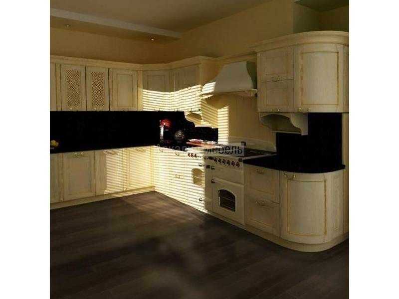 светлая кухня классика кантри 3 в Кургане