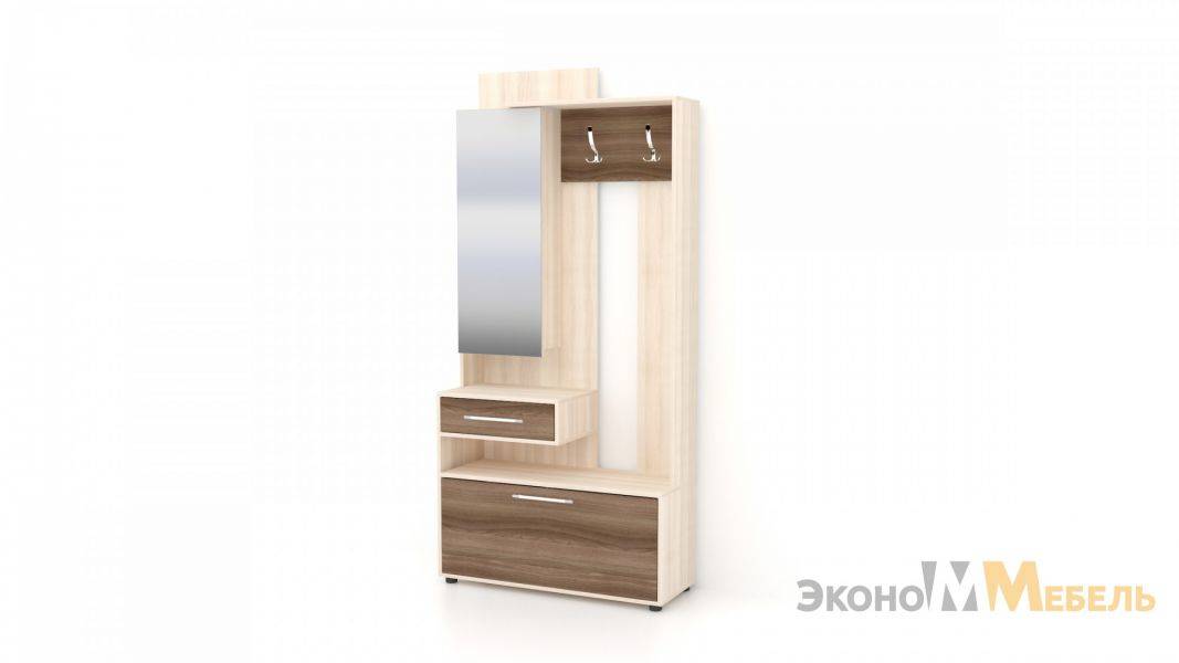 светлая узкая прихожая веста в Кургане