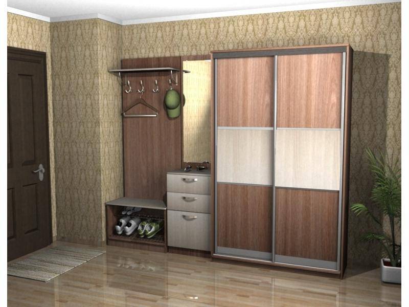 прихожая со шкафом-купе в Кургане