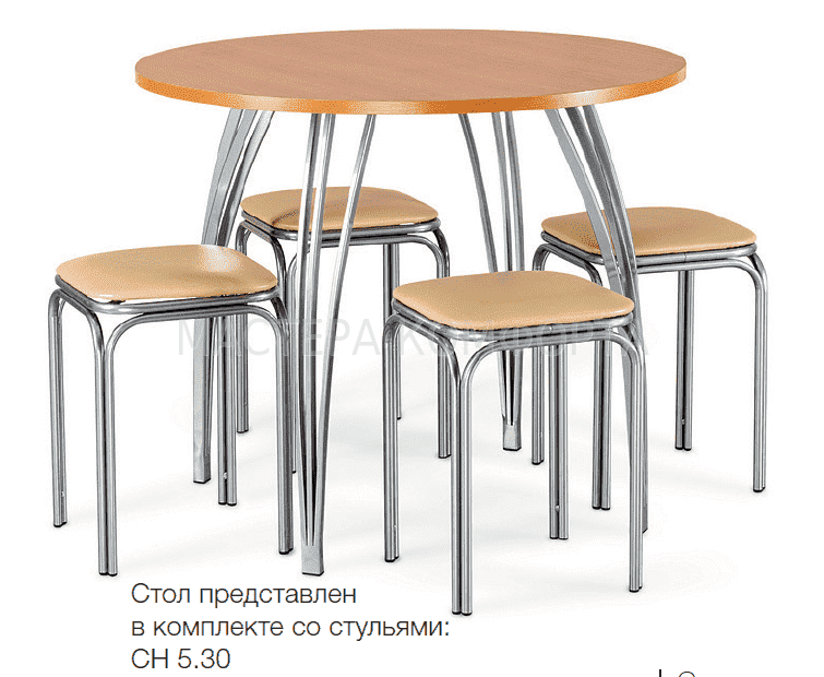 стол круглый т 1030 в Кургане