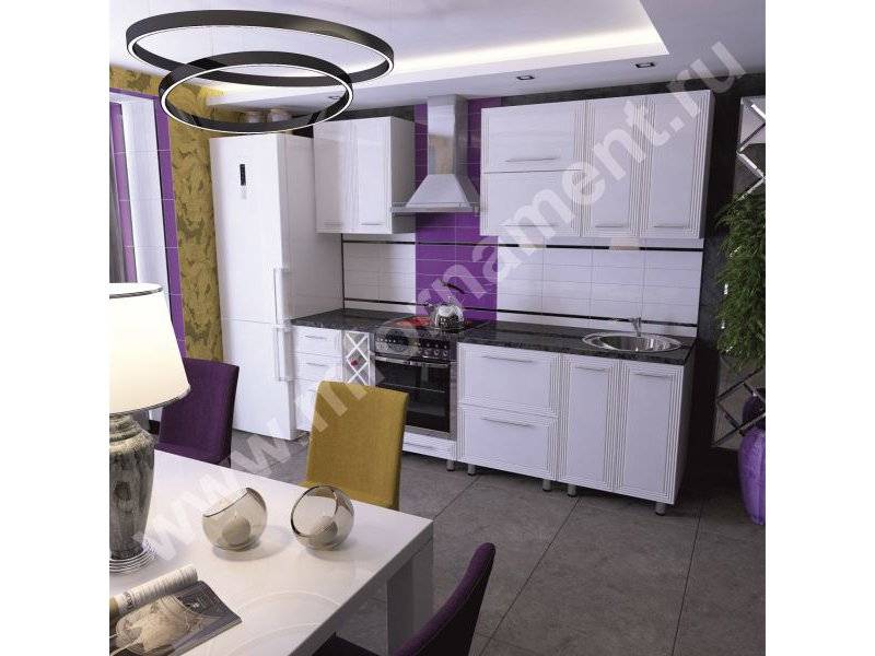 кухня люкс с 3d фасадами фрезеровка арт деко в Кургане