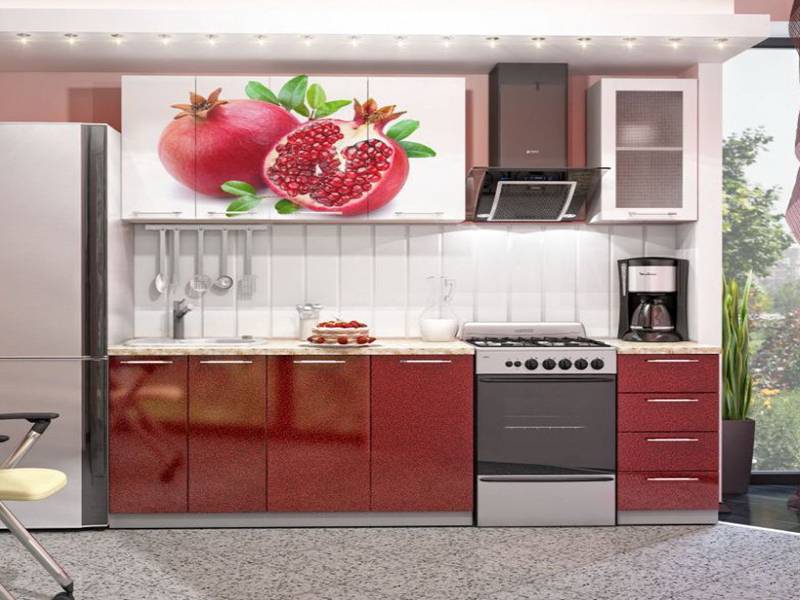 кухня 36 с фотопечатью в Кургане