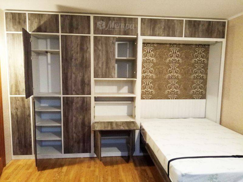 стенка для спальни с откидной кроватью в Кургане