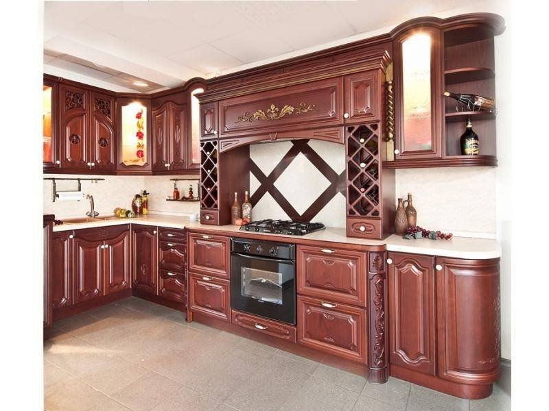 кухонный гарнитур бук цвет спелая черешня в Кургане