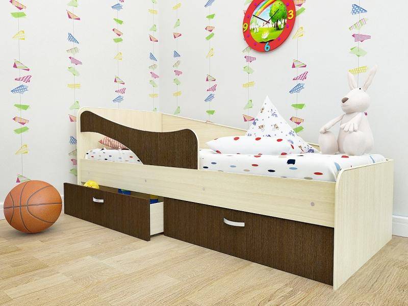 детская кровать с ящиками в Кургане