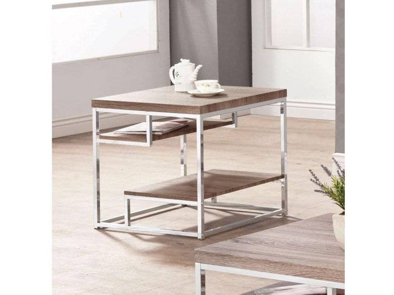 журнальный стол chrome & triple wood в Кургане