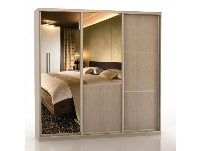 шкаф купе шк-3 20 24 45 02 03 04 с 2 зеркалами в Кургане