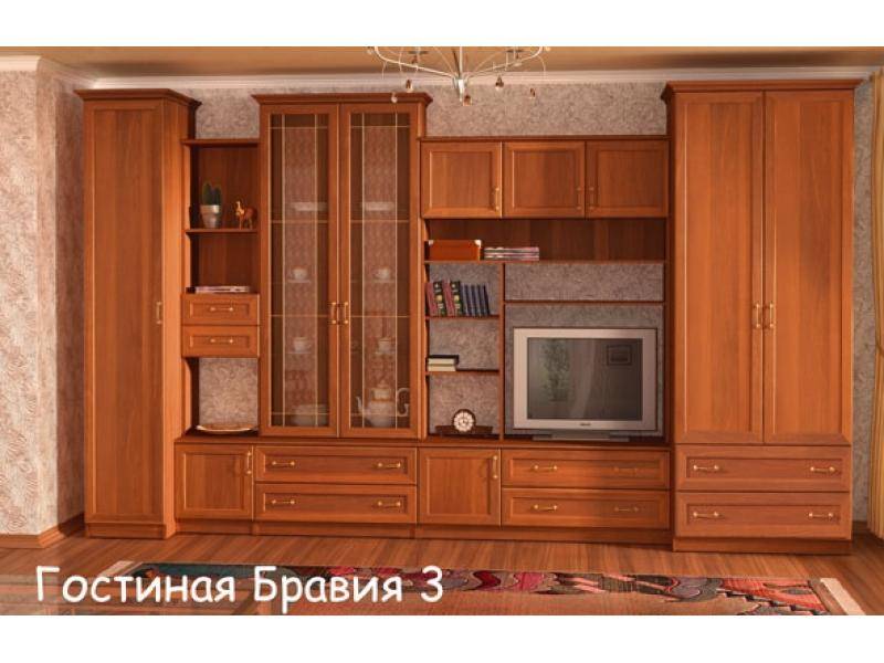 гостиная стенка бравия 3 в Кургане
