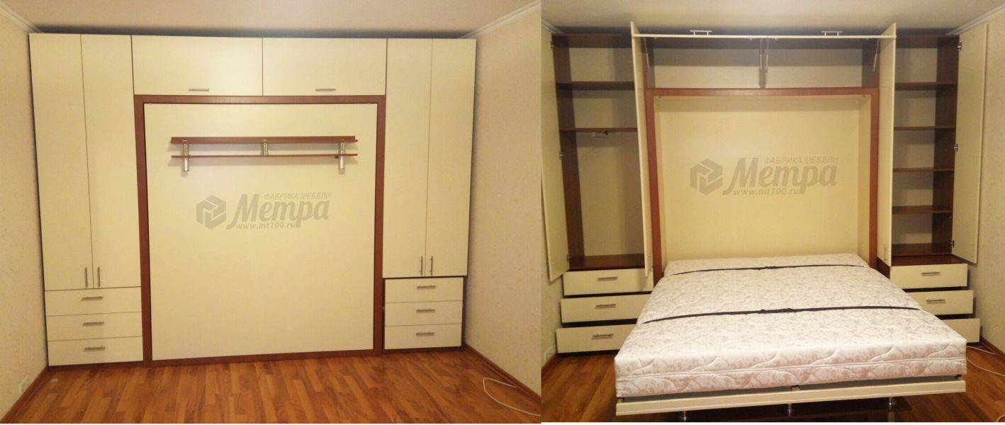 мебельная стенка с подъемной кроватью в Кургане