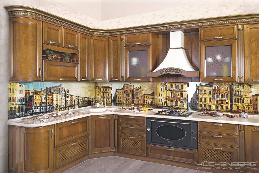 кухня из массива ольхи allegro в Кургане