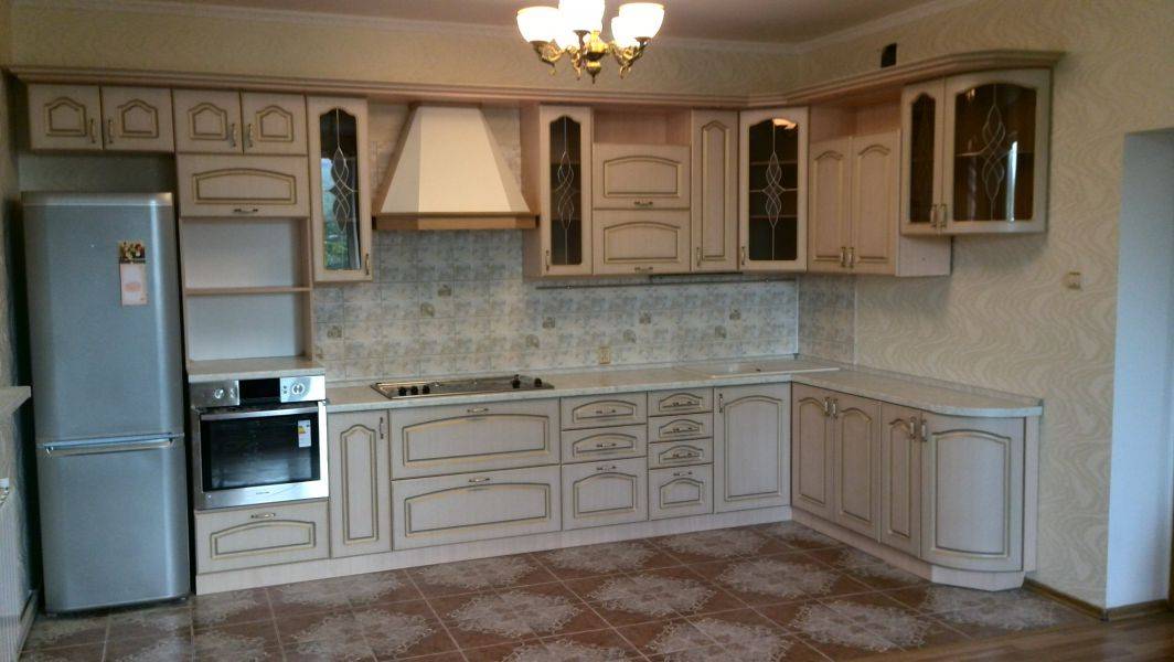 кухня мдф пленка с патинированием в Кургане
