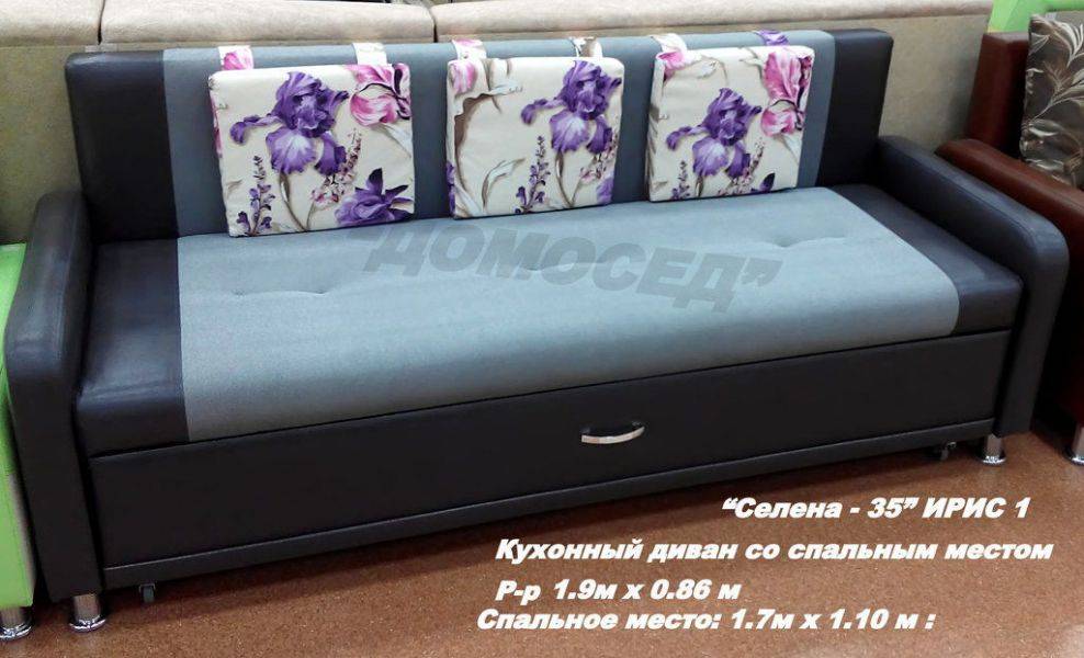 кухонный диван со спальным местом селена - 35 ирис 1 в Кургане
