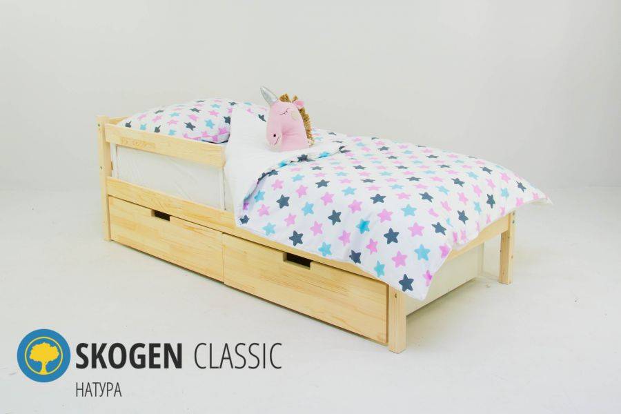 детская кровать skogen classic натура в Кургане