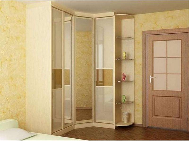 шкаф - купе угловой с зеркалом в Кургане