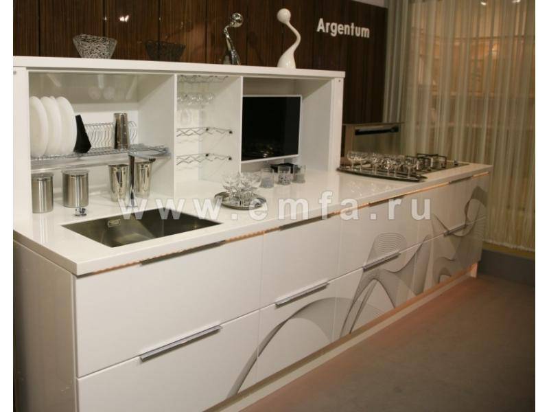 кухонный гарнитур прямой argentum в Кургане