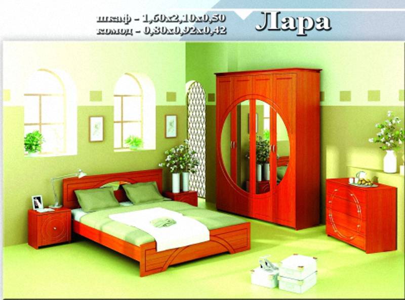 спальный гарнитур «лара» в Кургане