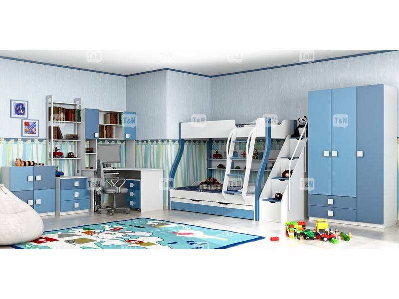 детская двухъярусная кровать tracy blue в Кургане