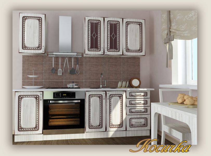 прямая кухня косичка в Кургане