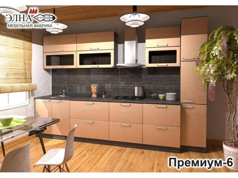 кухня прямая премиум 6 в Кургане