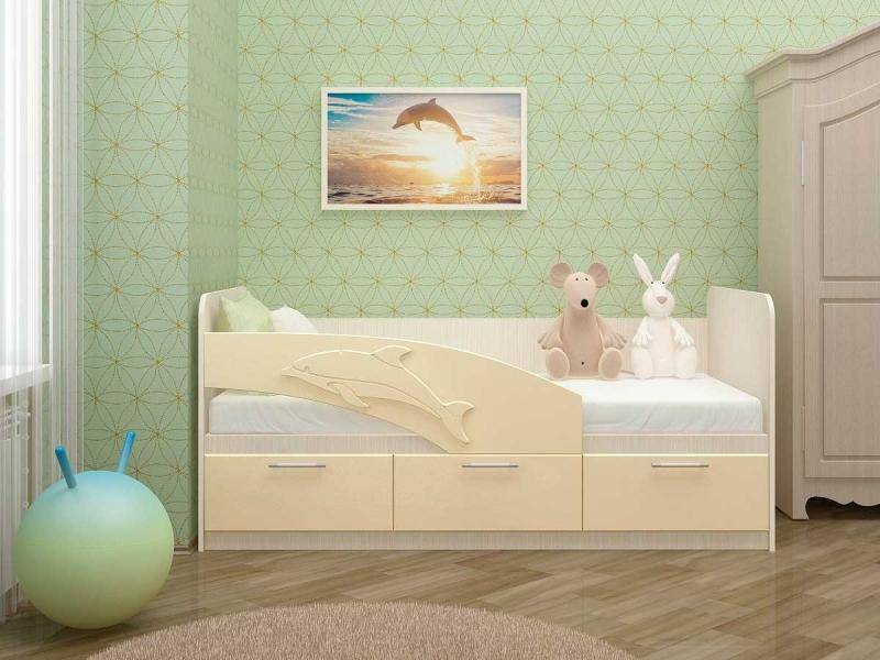 кровать детская дельфин в Кургане
