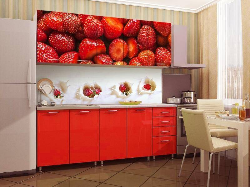красная кухня клубника в Кургане