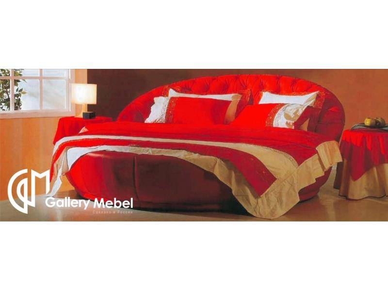 красная кровать letto rotondo 05 в Кургане