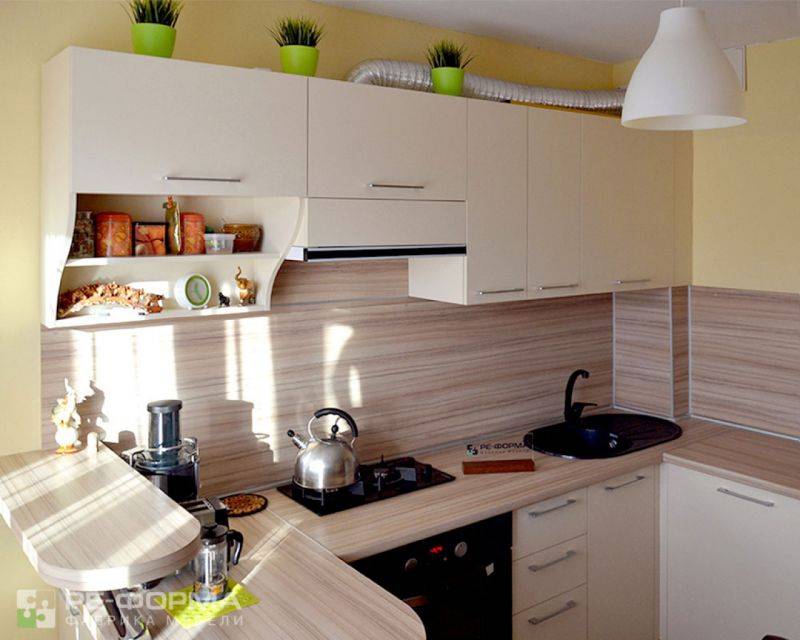 бежевая кухня 036 в Кургане