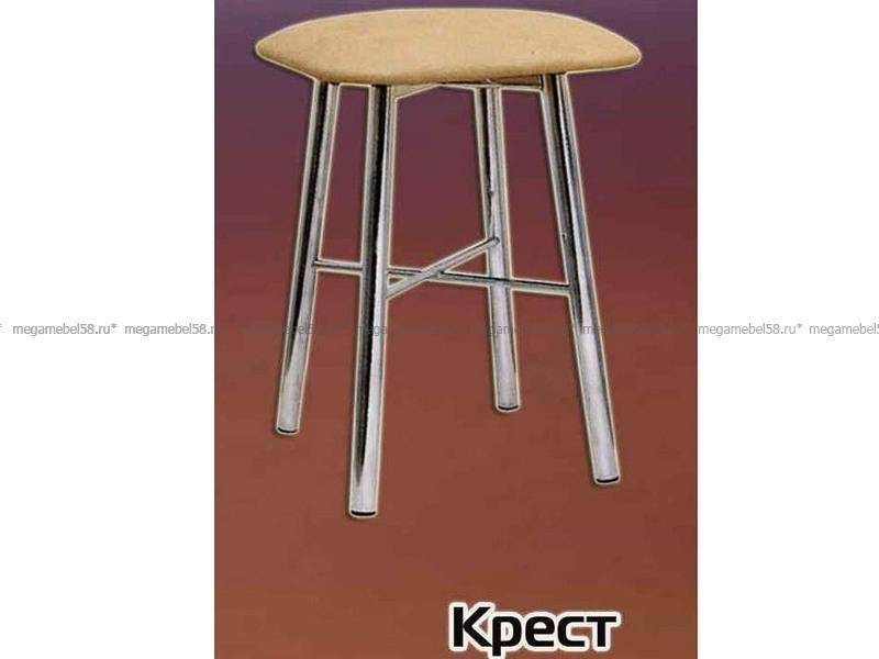 табурет с мягким сиденьем крест в Кургане
