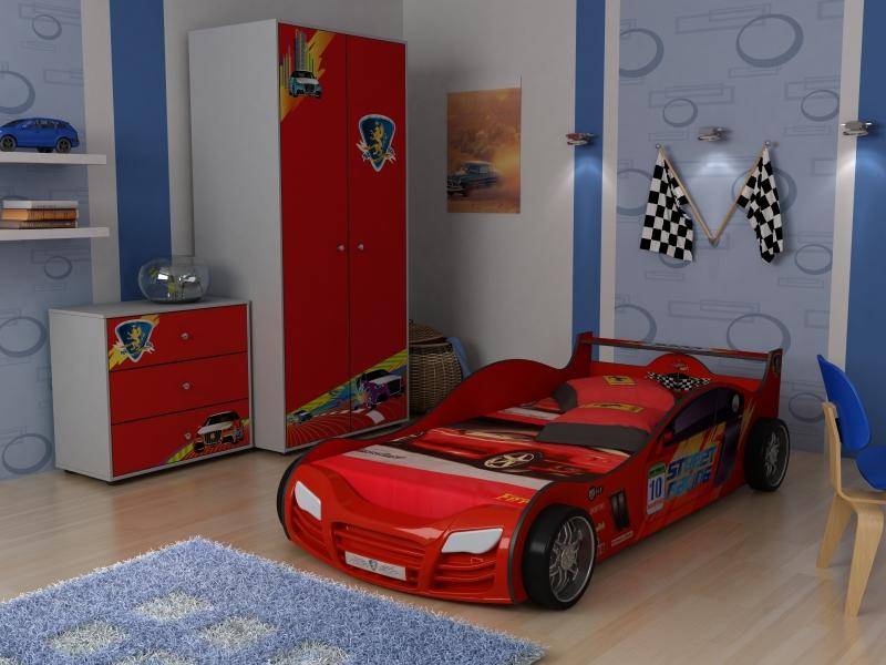 кровать машина r800e mini red в Кургане