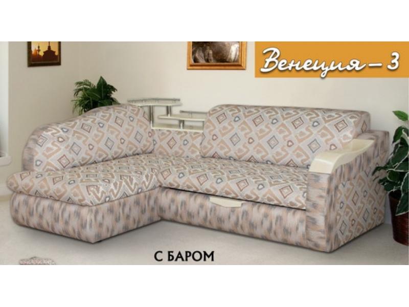 угловой диван венеция 3 с баром в Кургане