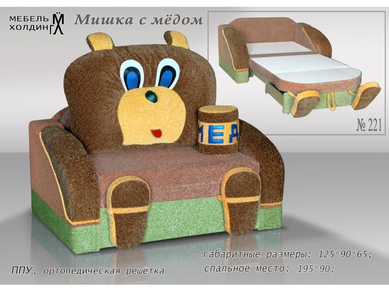 диван прямой «мишка с медом» в Кургане