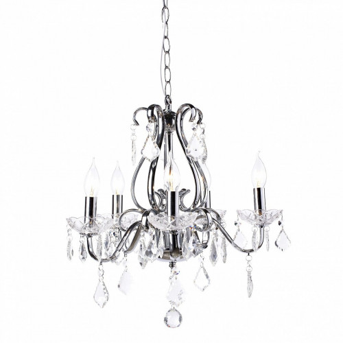 люстра chateaux хром, прозрачная в Кургане
