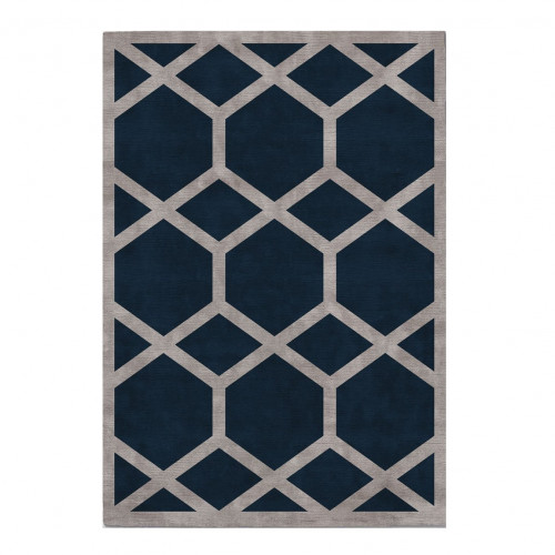 ковер ahston blue 120x170 синий в Кургане