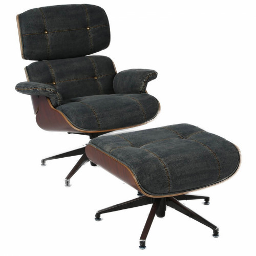 кресло jeans dark серое в Кургане