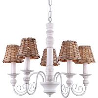 подвесная люстра arte lamp villaggio a3400lm-5br коричневая в Кургане