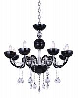подвесная люстра crystal lux luccila sp8 черная в Кургане