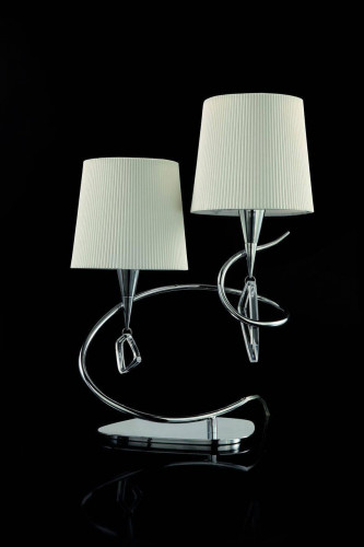 настольная лампа mantra mara chrome - white 1651 в Кургане