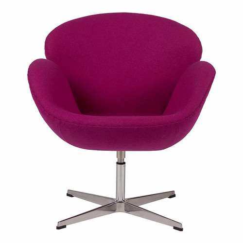 кресло swan chair лиловое в Кургане