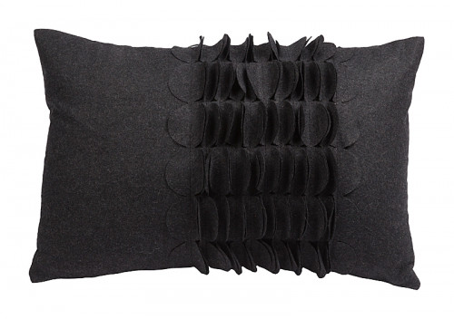 подушка с объемным узором giselle dark gray в Кургане