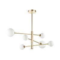 подвесная люстра lumion estelle 4418/6c белая в Кургане