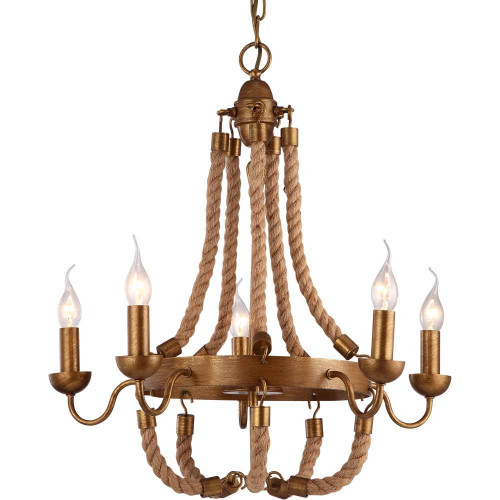 подвесная люстра arte lamp amaca a8957lm-5bz в Кургане